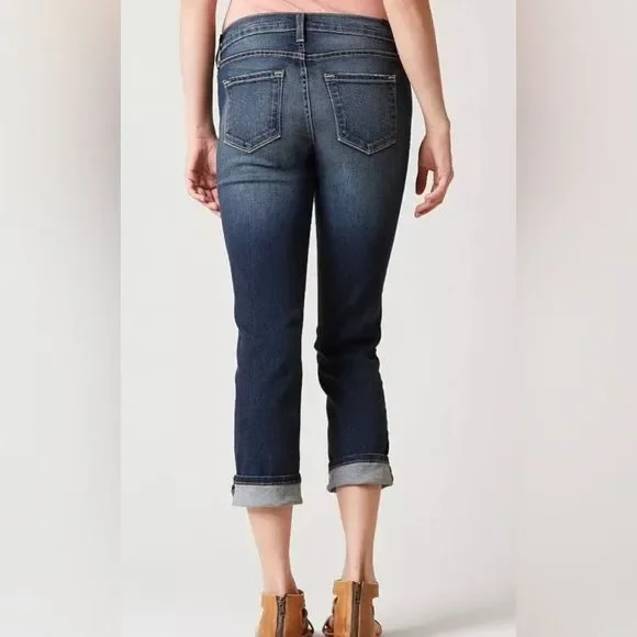 Kancan Mid Rise Skinny Stretch Cropped Jeans. Size 28. - Picture 13 of 14